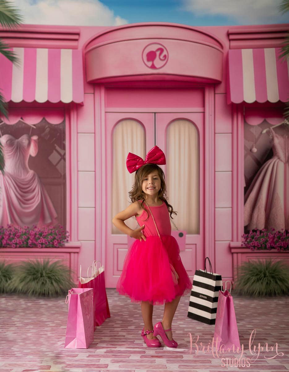 Barbie Boutique - With Pink Brick - With Sweep Option
