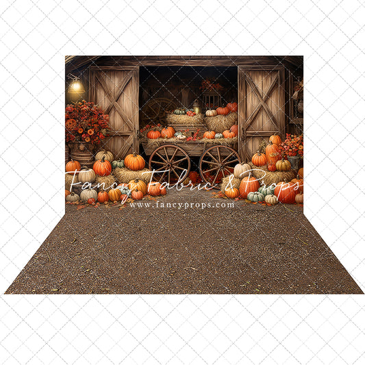 Pumpkin Patch Barn - 2pc Set