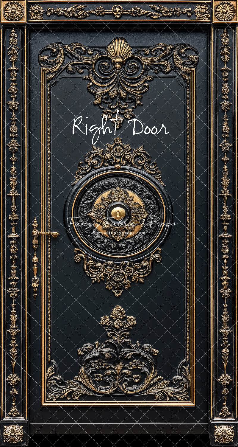 Black Elegant Door - Slimline Drop For OG Fancy Lite System - Slimline Panels