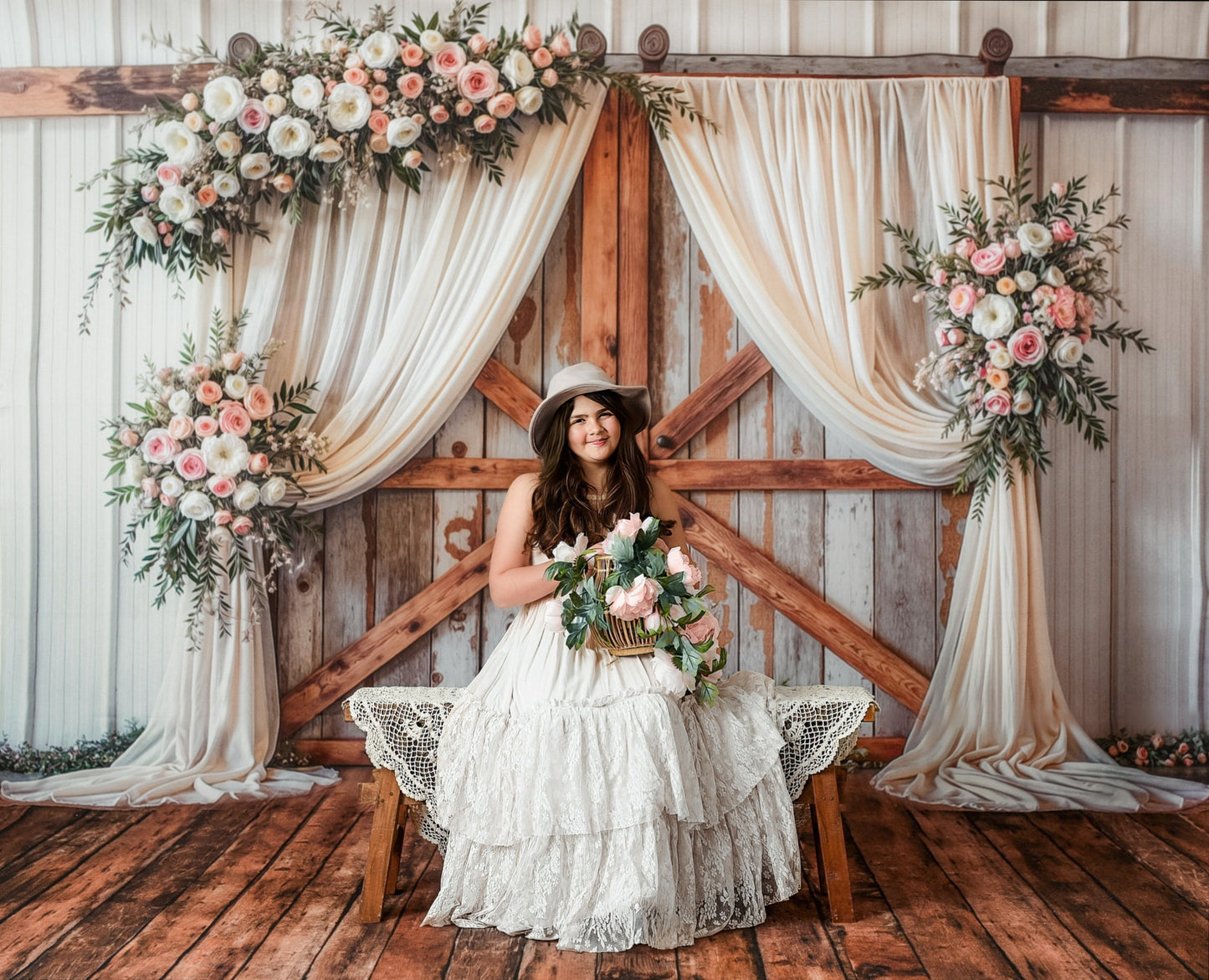 Blossoming Birch Barn - With Sweep Option