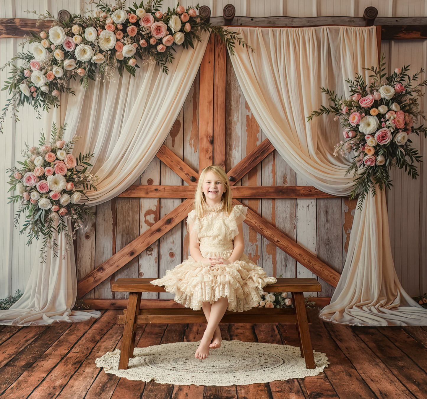 Blossoming Birch Barn - With Sweep Option