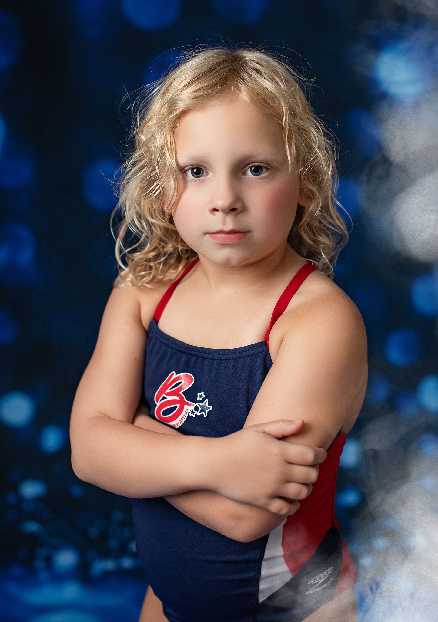 Blue Shimmering Stage - Sweep Sizes Only