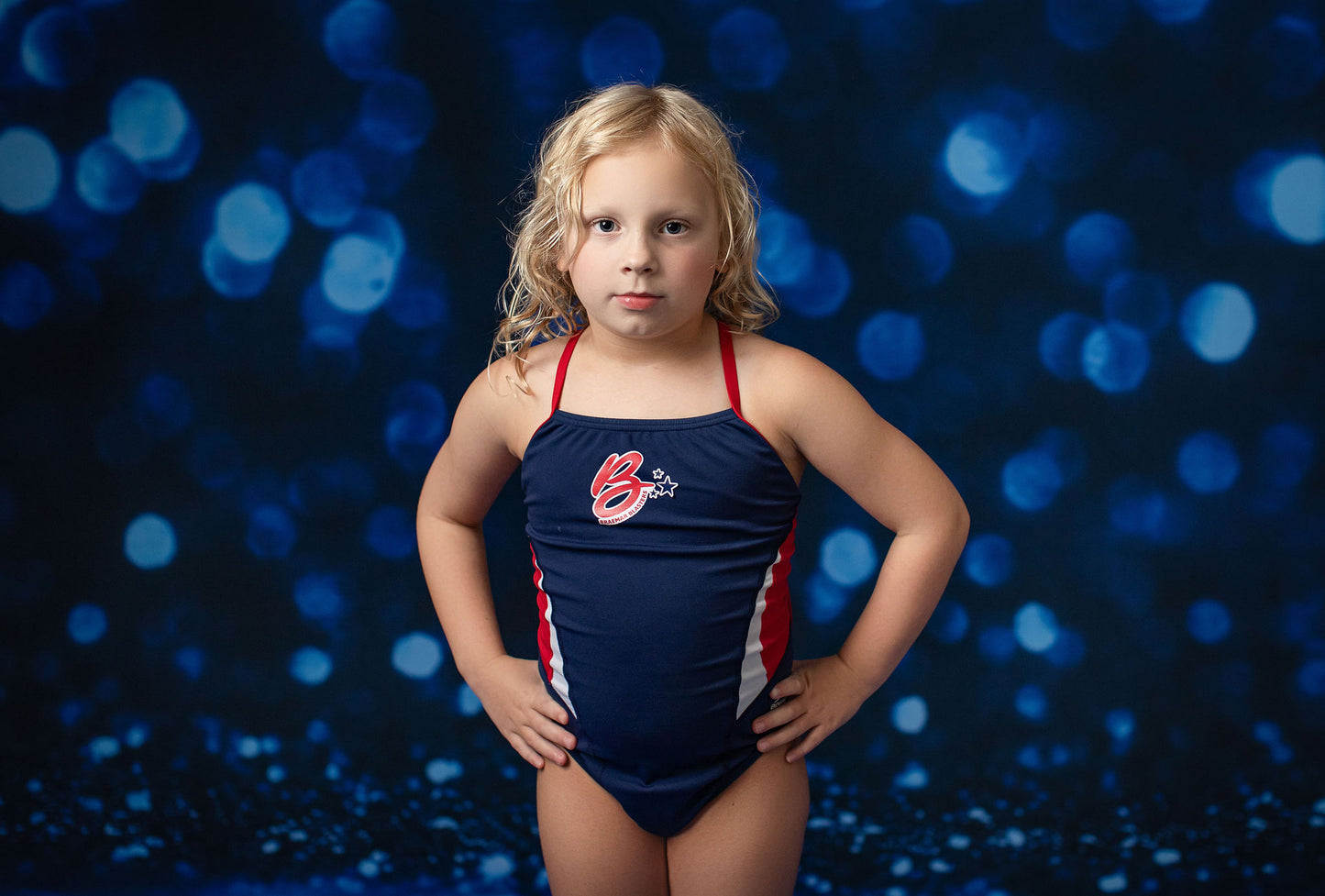 Blue Shimmering Stage - Sweep Sizes Only