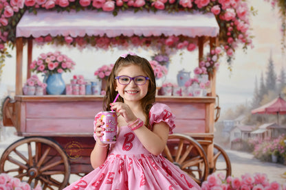 Blushing Bloom Cart - With Sweep Option