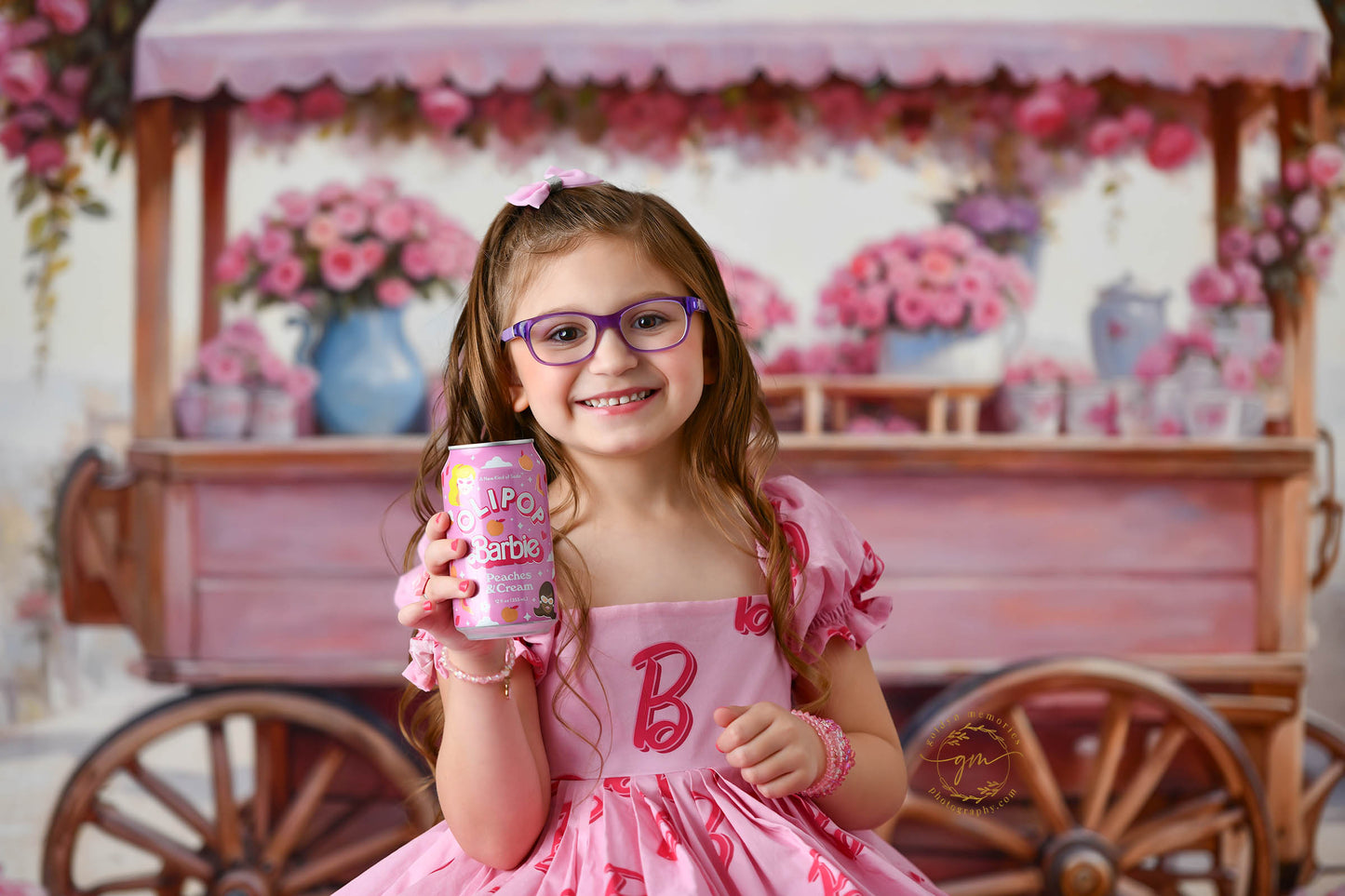 Blushing Bloom Cart - With Sweep Option