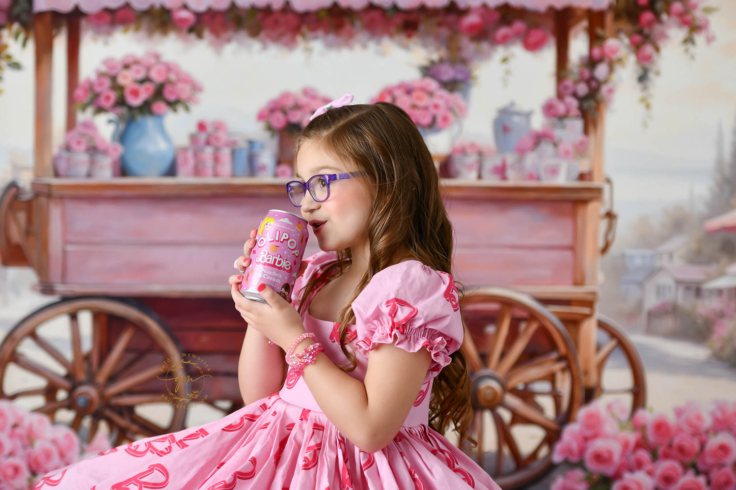 Blushing Bloom Cart - With Sweep Option