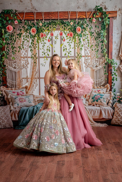 Boho In Bloom - With Sweep Option