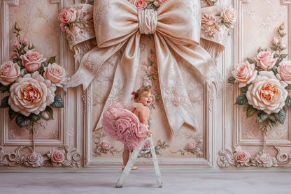 Ribbon & Pearl - With Sweep Option