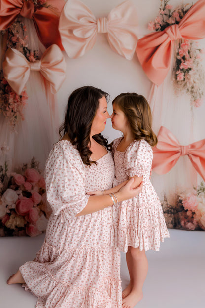 Bowtied Blush - With Sweep Option