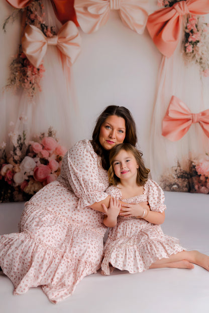 Bowtied Blush - With Sweep Option