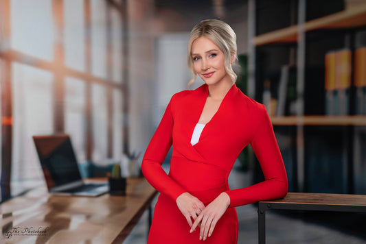 Self Made - Horizontal Headshot Photography Backdrop