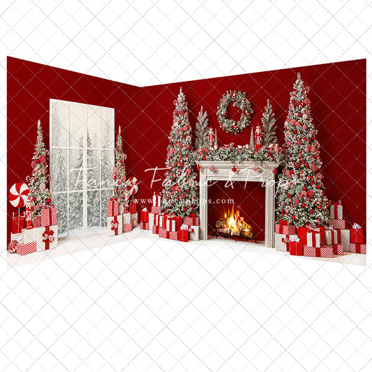 Candy Cane Mantle 2pc Room