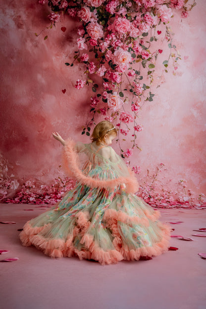 Cascading Rose Canvas - Sweep Sizes Only