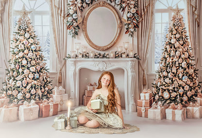 Christmas Beige Beauty - with Sweep Option