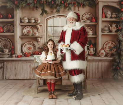 Christmas China Cabinet - With Sweep Option