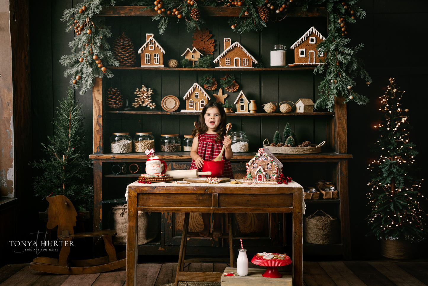 Christmas Kitchen Charm - With Sweep Option