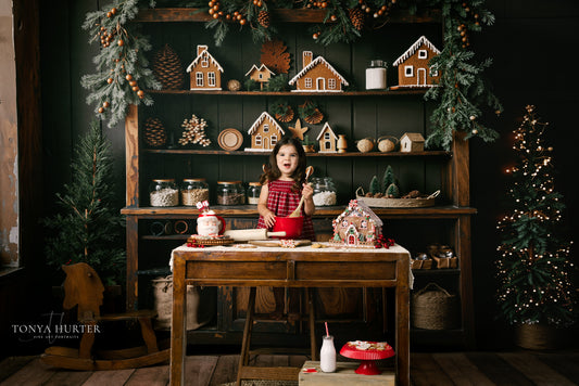 Christmas Kitchen Charm - With Sweep Option