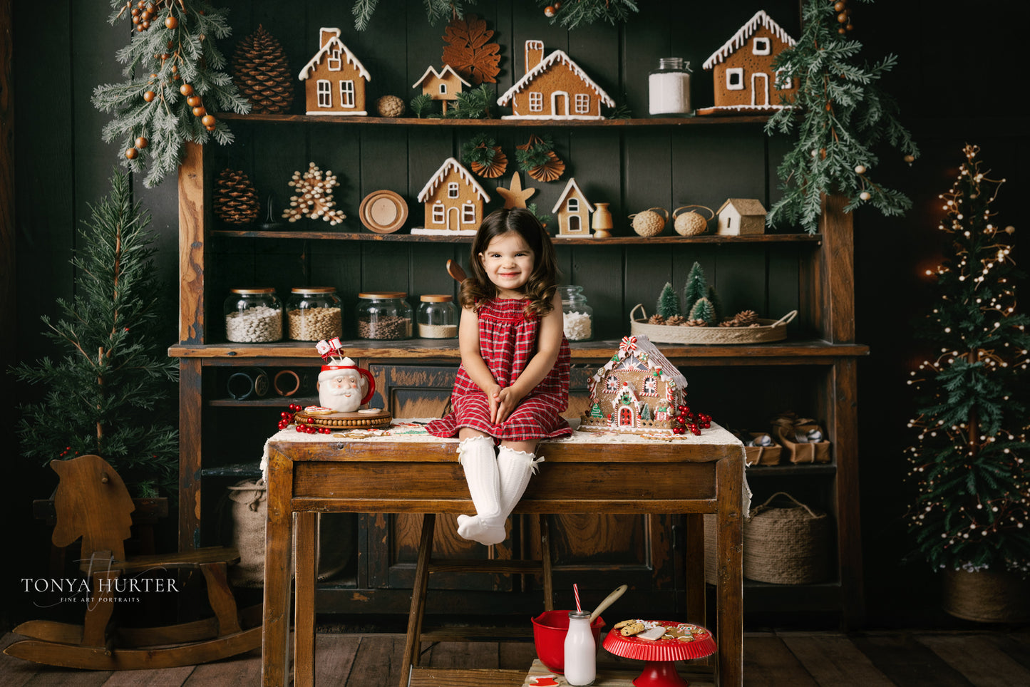 Christmas Kitchen Charm - With Sweep Option