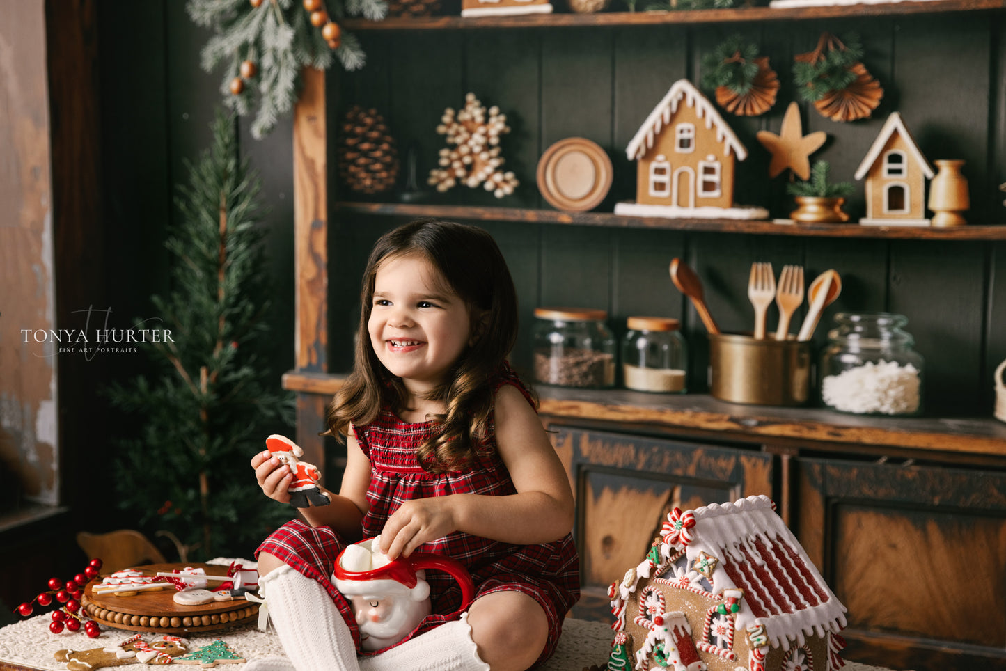Christmas Kitchen Charm - With Sweep Option