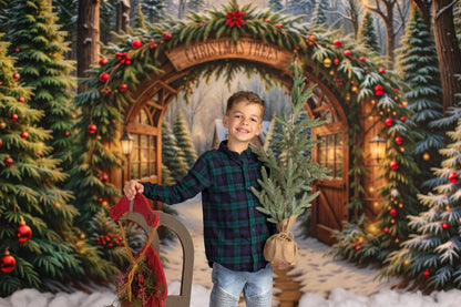 Christmas Path To Home - with Sweep Option