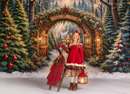 Christmas Path To Home - with Sweep Option