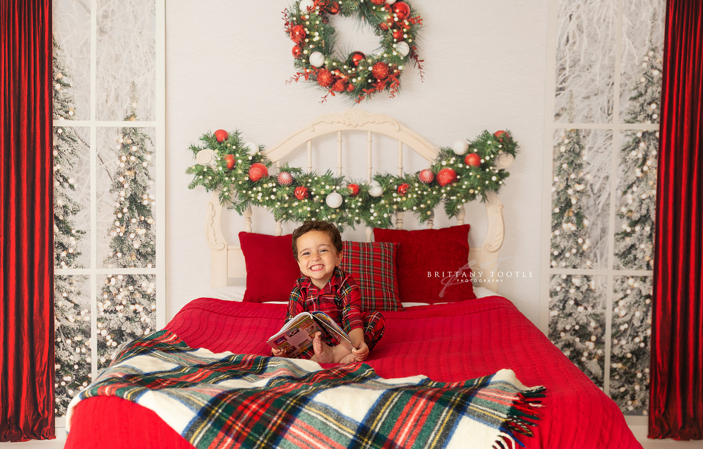 Classic Christmas Headboard