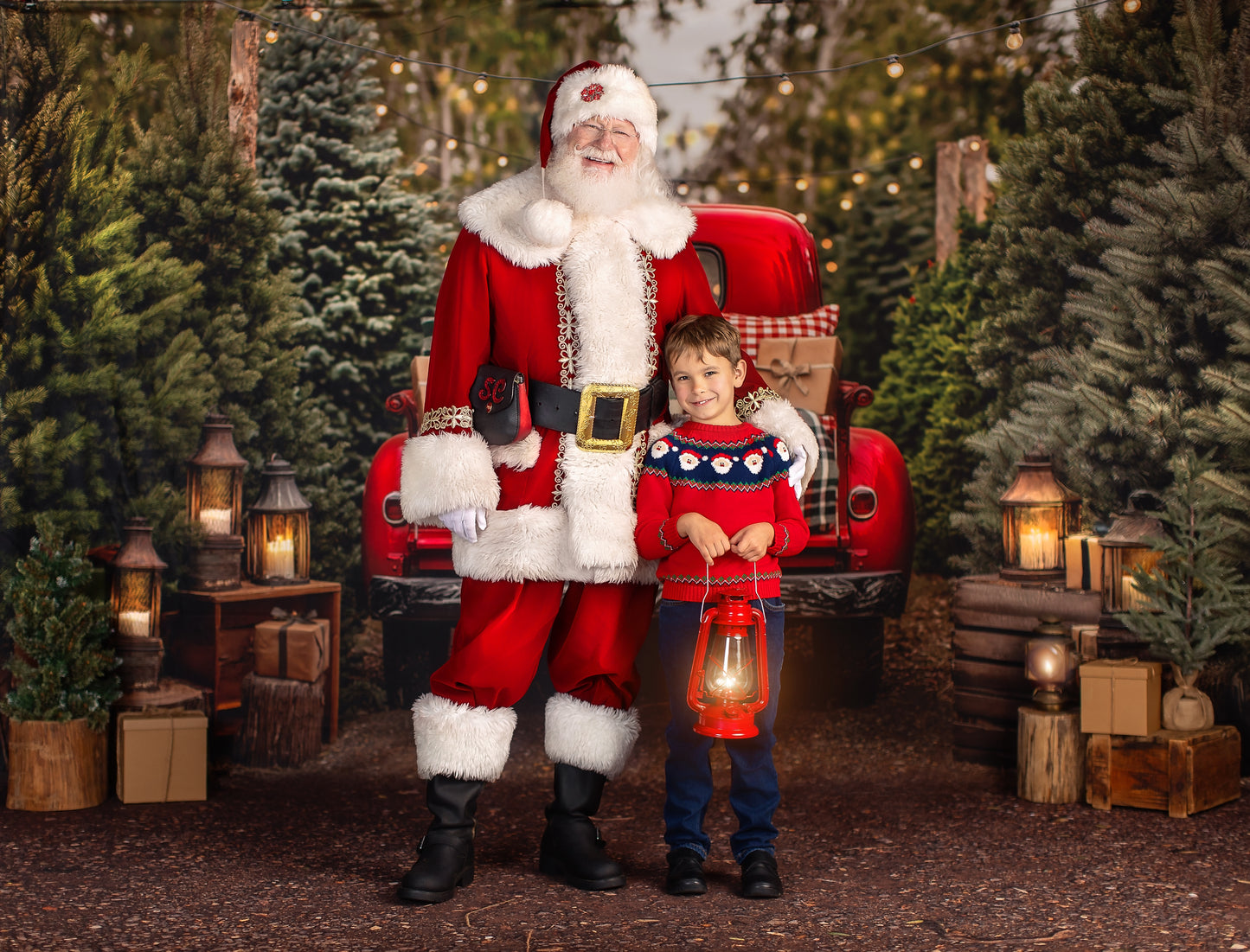Classic Holiday Tree Farm - with Sweep Option