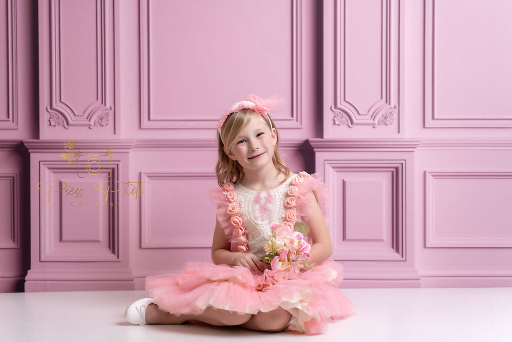 Classic Pink Victorian Wall - With Sweep Option