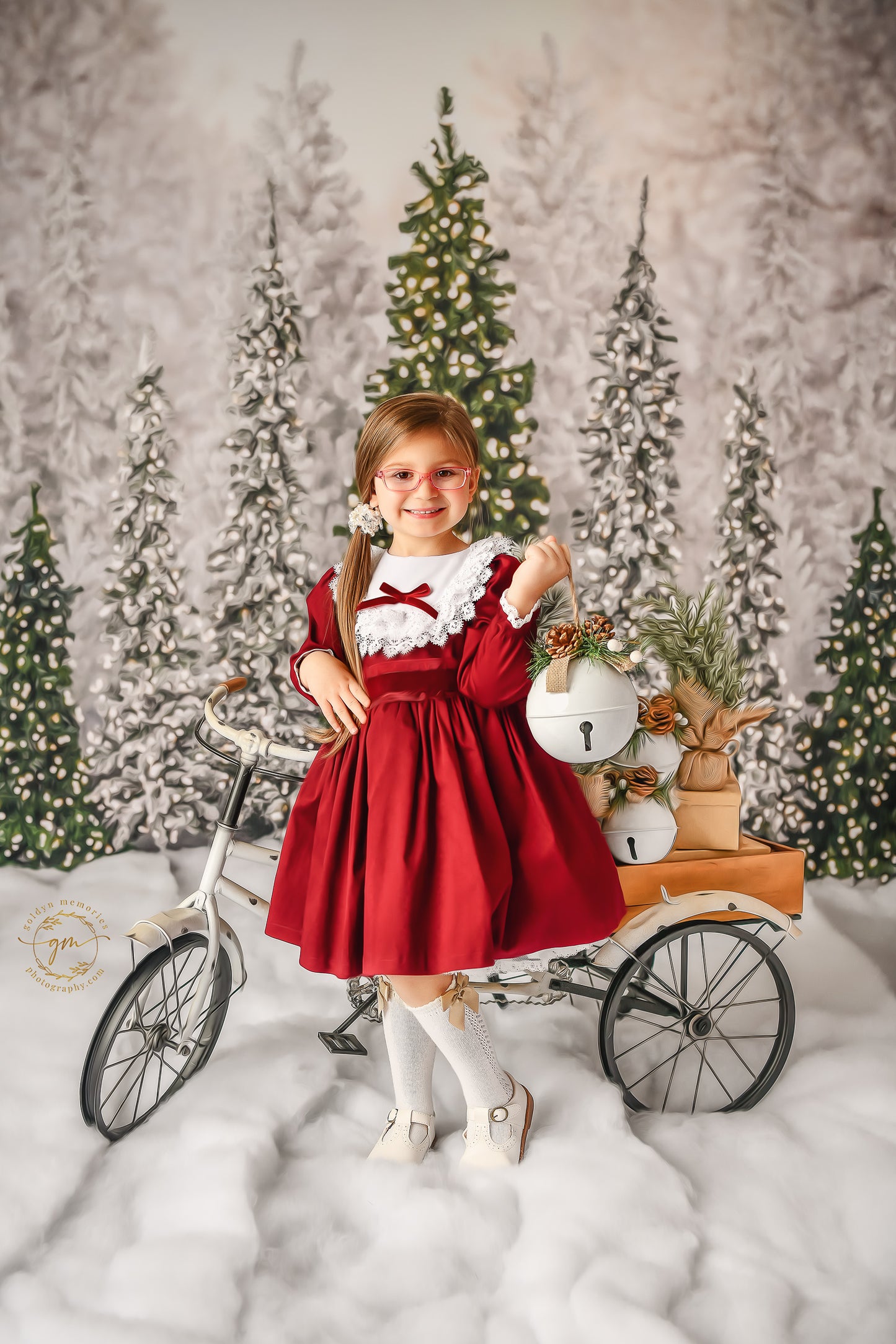 Cozy Christmas Cottage Trees