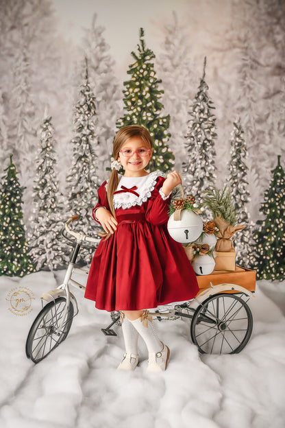 Cozy Christmas Cottage Trees