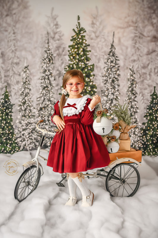 Cozy Christmas Cottage Trees