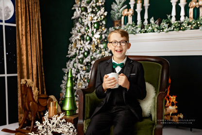 Classy Gold & Greens Mantle 2pc Room