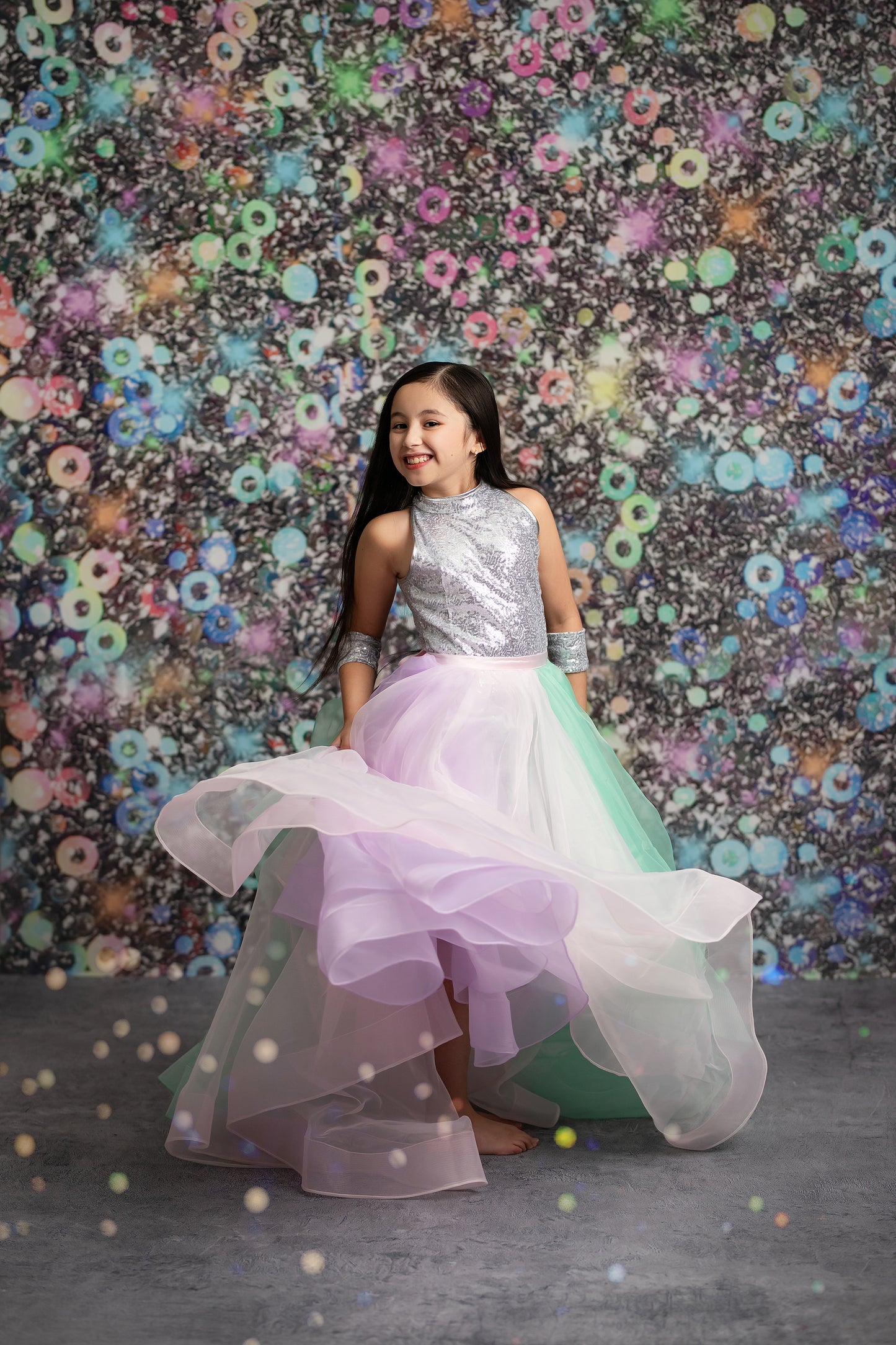 Cosmic Celebration - With Street Pavement Floor Sweep Option