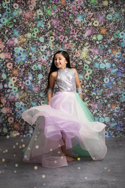 Cosmic Celebration - With Street Pavement Floor Sweep Option