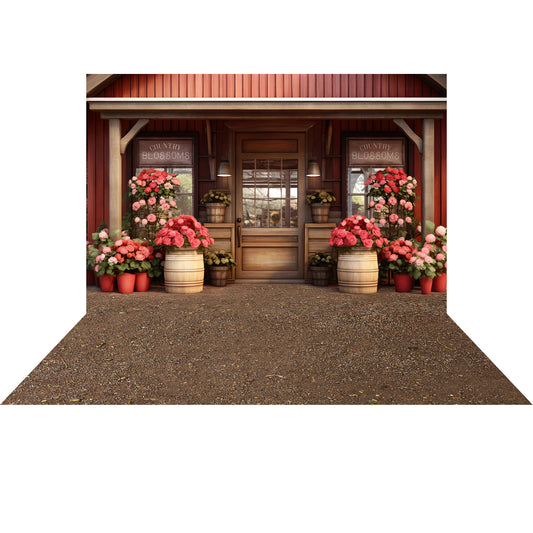 Country Blossoms Flower Shop 2pc Set