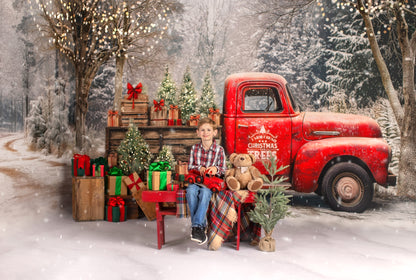 Country Christmas Farm Truck - Room