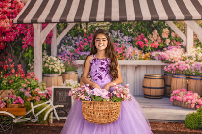 Country Spring Flower Shoppe - With Sweep Option