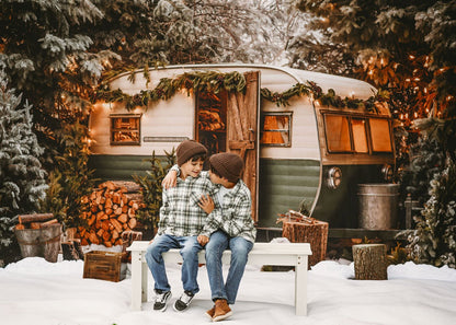 Cozy Camper Christmas - with Sweep Option