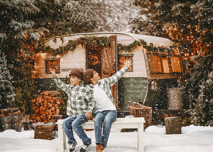 Cozy Camper Christmas - with Sweep Option