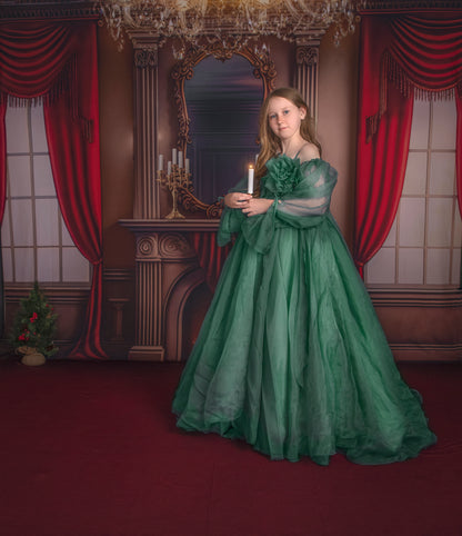 Cozy Up By The Fire - Red Carpet Option - with Sweep Option