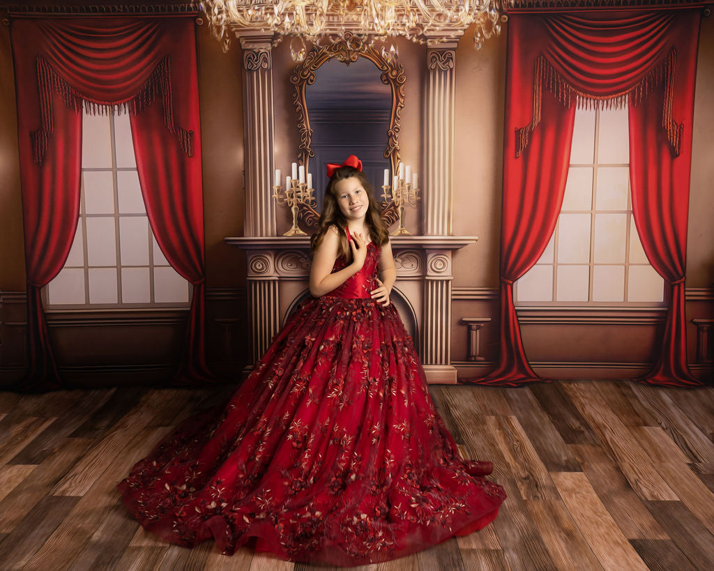 Cozy Up By The Fire - Wood Floor Option - with Sweep Option