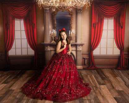 Cozy Up By The Fire - Wood Floor Option - with Sweep Option