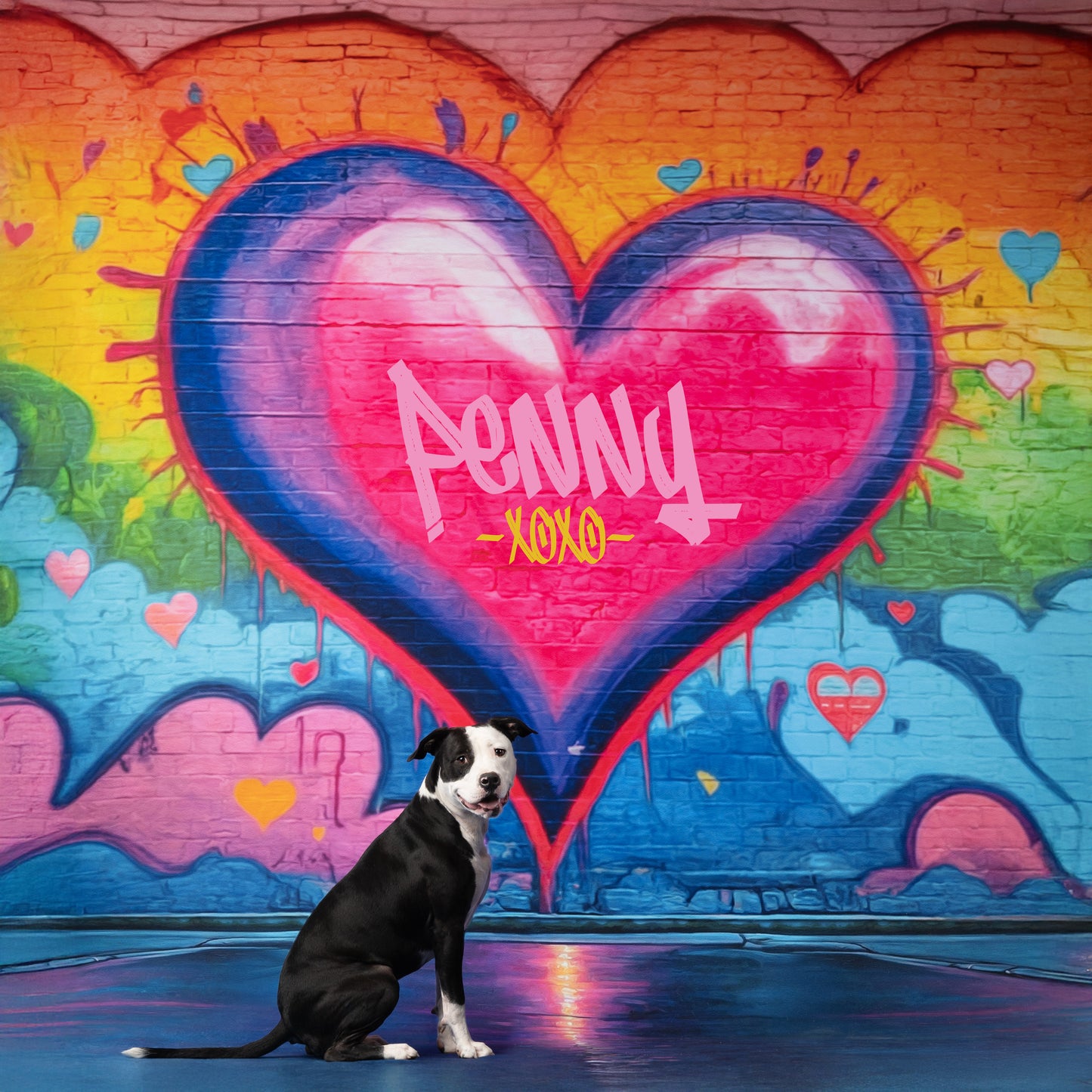 My Heart Is On The Wall - With Sweep Option