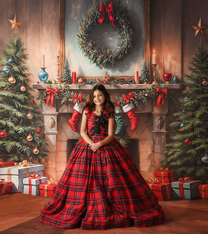 Antique Holiday Mantle - with Sweep Option