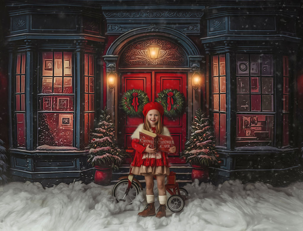 Heartfelt Holiday Home - Red Doors With Snow Floor Option - with Sweep Option