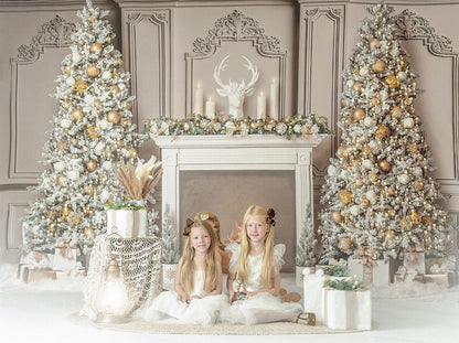 Frosted Fireside Glow