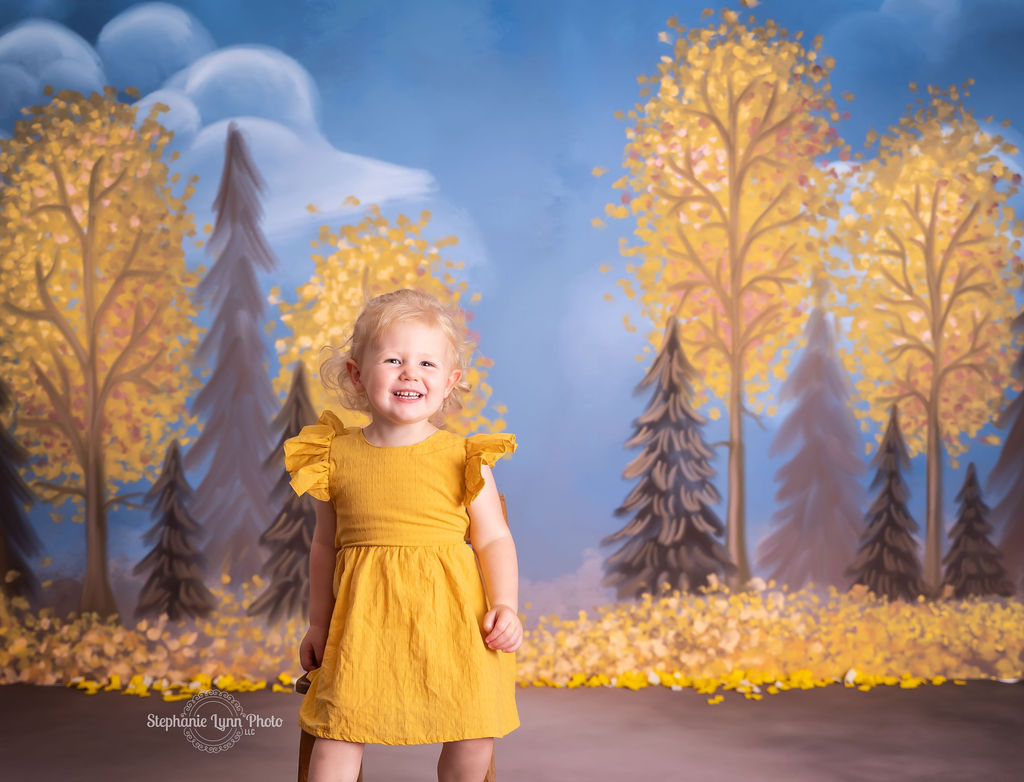 Autumn Falls - With Sweep Option