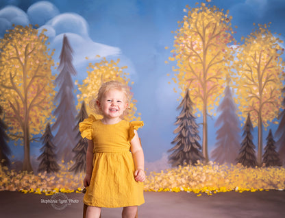 Autumn Falls - With Sweep Option