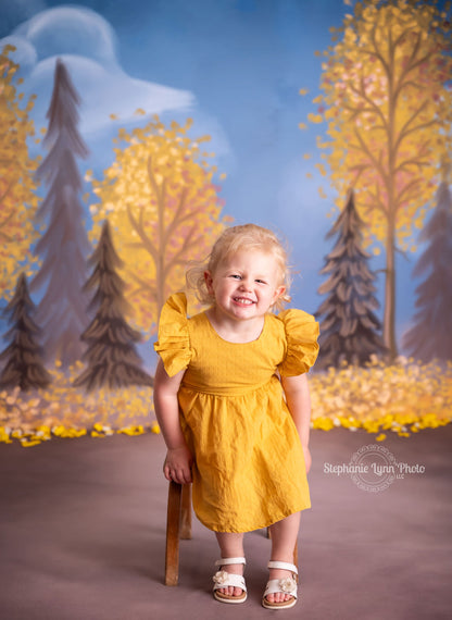 Autumn Falls - With Sweep Option