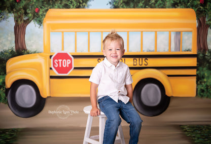 Little Yellow School Bus - With Sweep Option